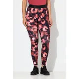 Ulla Popken Leggings Sport-Leggings Rot 58/60