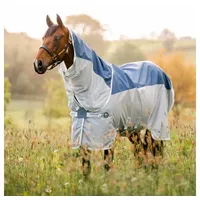 Horseware Amigo Ameco Combi Fliegendecke 75 Teal/Grau