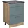 Vicco Schubladenschrank R-Line 60 x 60 x 81,5 cm Blau-Grau