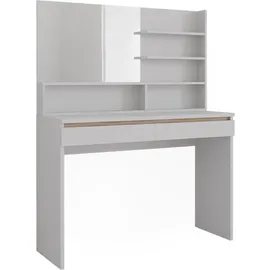 Vicco Schminktisch Emma Weiß, 120 cm) mit Spiegelregal