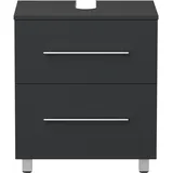 Posseik Waschtischunterschrank MONDIAL 55 grafit 55,0 x 41,6 x 63,0 cm