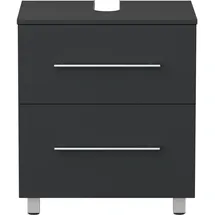 Posseik Waschtischunterschrank MONDIAL 55 grafit 55,0 x 41,6 x 63,0 cm