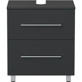 Posseik Waschtischunterschrank MONDIAL 55 grafit 55,0 x 41,6 x 63,0 cm