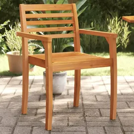 vidaXL Gartenstuhl 59 x 55 x 85 cm braun 4 St.