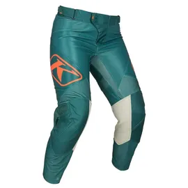 Klim XC Lite Textilhose Damen - Petrol/Weiß/Orange - 12