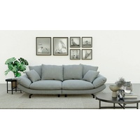 TRENDMANUFAKTUR Big-Sofa »Gizmo«, mit weichem Sitzkomfort und zeitlosem Design grau