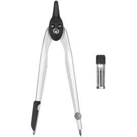 Herlitz Zirkel 223mm Metall 1 Gelenk Schwarz