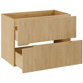 petits-meubles Waschtisch 80,2 cm 2 Schubladen 52 x 46 x 46,5 cm Braun