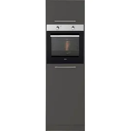 WIHO KÜCHEN Kühlumbauschrank Unna 60 x 57 x 200 cm Grau