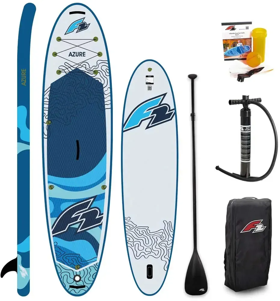 F2 Sup Azure Blue 2026 10,5'', aufblasbares Allround SUP Board für Touren, Freizeit und Einsteiger - blau / ONE SIZE