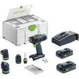 Festool T 18+3 HPC 4,0 I-Set inkl. 2 x 4,0 Ah + Ladegerät + Zubehör im Systainer
