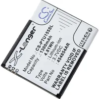 Powery Akku für Panasonic KX-TU150 KX-TU155 KX-TU160 Handy,