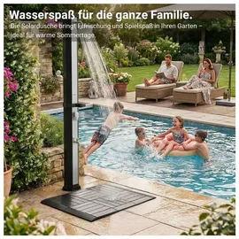Novaterra Solardusche schwarz/Silber 60 l