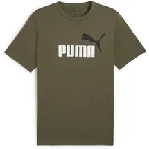 Puma Unisex ESS 2 Color No. 1 Logo Tee T-Shirts, Loden Green,