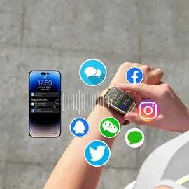 Joyroom JR-FT5 BT 1,83 Zoll Aluminiumgehäuse Gold Sportarmband Gold M