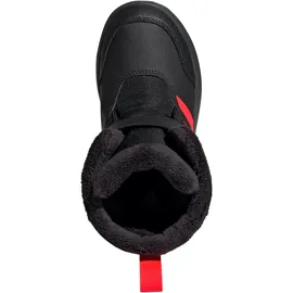 adidas Winterplay Stiefel Core Black / Solar Red / Iron Met 33 1/2
