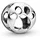 Pandora Pfotenabdruck Silber 798869C00