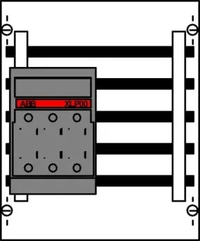 Striebel & John ED12TA Kombi-Set SS-System 2RE /BH000, 1FB Kombi-Set, montiert auf EDF-Profil 2CPX037802R9999