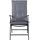 VCM Gartenkissen 46 x 116 cm grau 1 St.