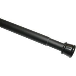 Scheibenstange GARDINIA "Spannstange Ø 23/26 mm" Gr. 3, schwarz, L:220cm, Aluminium, Gardinenstangen, vielseitig einsetzbar