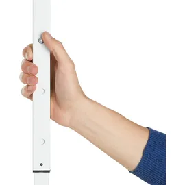 TOOLPORT Faltpavillon Economy 3 x 4,5 m inkl. 4 Seitenteile schwarz 59359