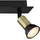 GLOBO Deckenspot 4-flg. schwarz gold