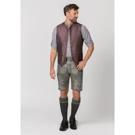 Stockerpoint Trachtenweste Morris bordeaux | weiß 54