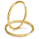 Boccia Damen Creolen 05070-02 Titan goldplattiert