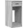 vidaXL Computerschrank mit Schublade Grau Sonoma 35x45x77 cm