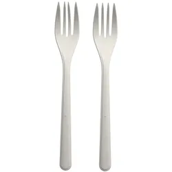 Papstar 50x BIO-Gabeln Mehrweg 185mm aus BIO-PP extra stabil weiss