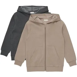 MINYMO Kapuzensweatjacke MISweat", in braun | Gr.: 92