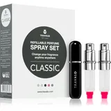 Travalo Classic HD Flakon leer silber refillable 3 x 5 ml Set