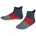 Haussocken Colour Block mit rutschhemmendem Noppendruck Größe 31-34 in Blau dark blue mel 6688