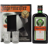Jägermeister 35% Vol. 0,7l in Geschenkbox mit 2 Shotgläser