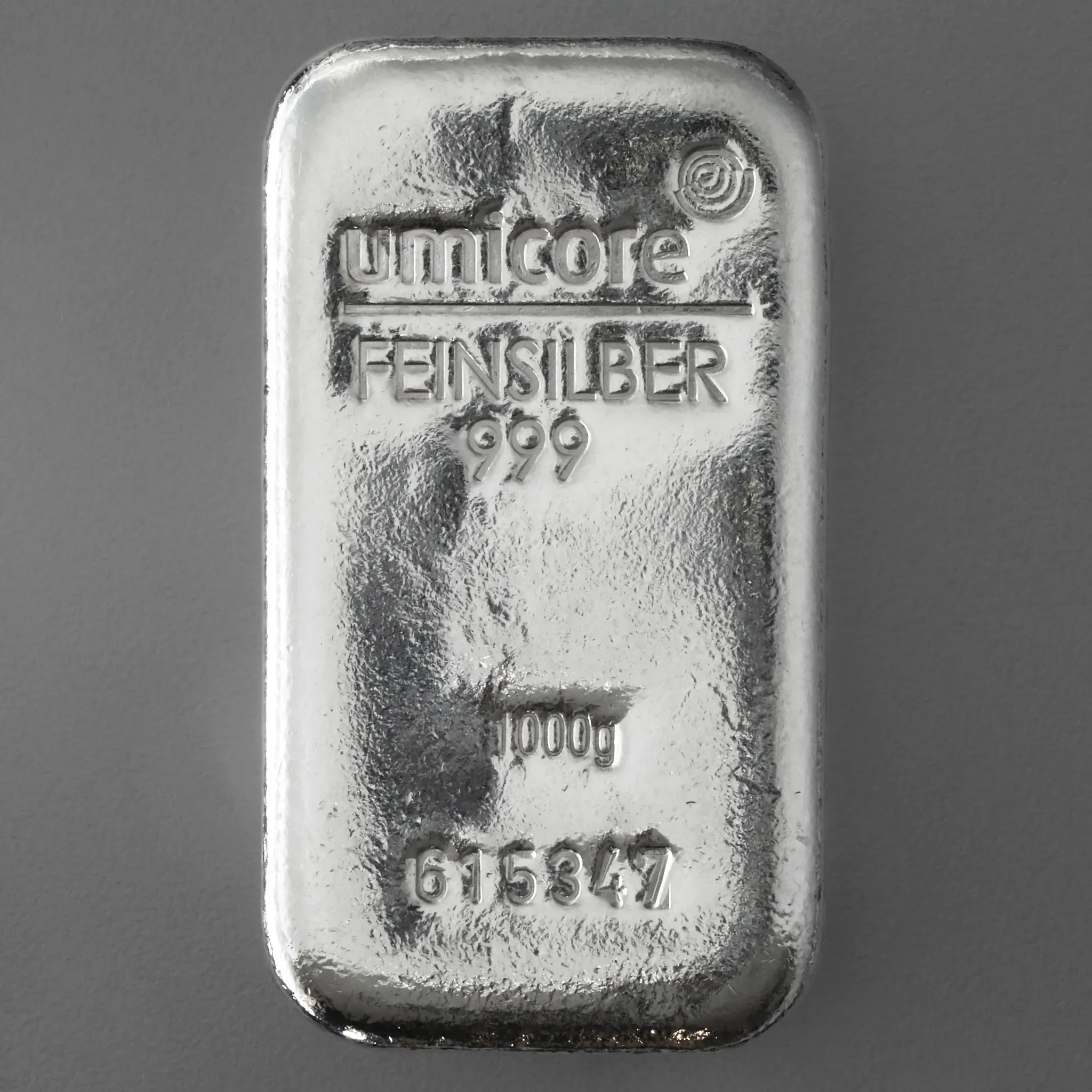 Silberbarren 1kg UMICORE gegossen