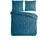 Pure Elegence Uni Blau 200 x 200 cm + 2 x 80 x 80 cm