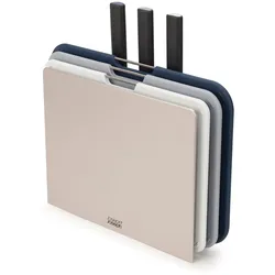 Joseph Joseph - Nest Plus Schneidebretter und Messer-Set, Edelstahl (6 tlg.)