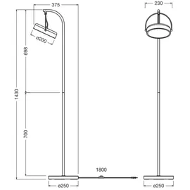 Osram Decor Puck 12W 590lm schwarz