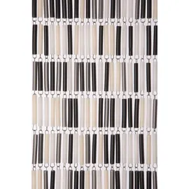 CONACORD Deko-Vorhang Tube schwarz-grau-beige, 90 x 200 cm