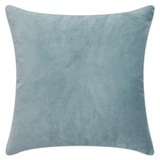 PAD - Elegance - Samt Kissen, Zierkissen, Kissenhülle - 50 x 50 cm - Farbe: Sky Blau - Ohne Füllung