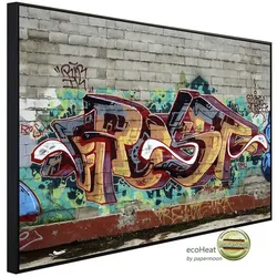 papermoon Infrarotheizung »EcoHeat - Graffiti Street Art«, Matt-Effekt - bunt