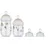 Mepal Starterset Babyflaschen Mio 4-teilig - Sunshine & Rainbow, Transparent
