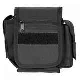 Max Fuchs Gürteltasche mit 3 Fächern, schwarz