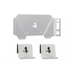 4mount Wandhalterung Bundle für PS4 Pro - Weiß