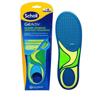 SCHOLL GelActiv Einlegesohlen 35,5-40,5 Blau/Grün