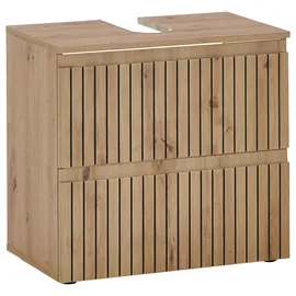 BASIC by Balculina Waschbeckenunterschränke Artisan Eiche 2 Schubkästen