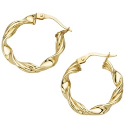 Luigi Merano Creolen glänzend,Gold 375   Gold Damen 