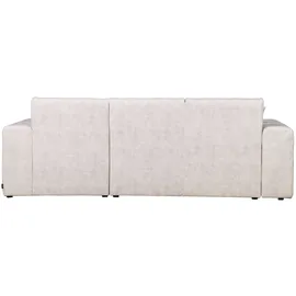 Home Affaire Ecksofa HOME AFFAIRE "Nosia L-Form", beige (creme), B:234cm H:85cm T:163cm, 100% Polyester, Sofas, Ecksofa, incl. 2 Zierkissen, mit feiner Steppung