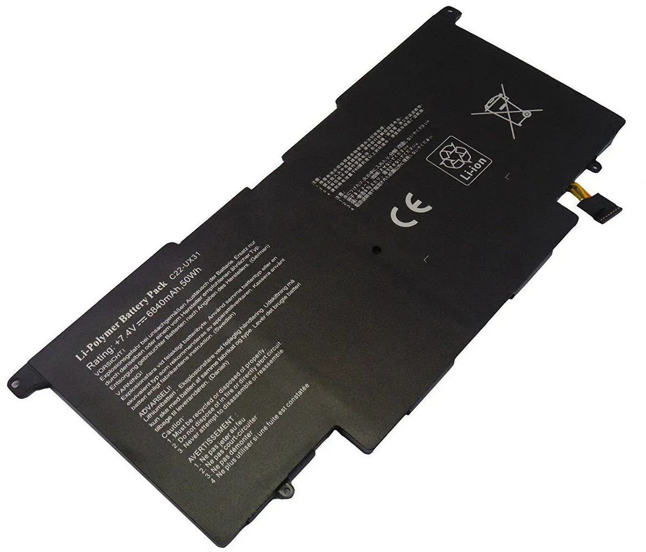 MicroBattery CoreParts - Laptop-Batterie - 6840 mAh - Schwarz