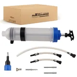 maXpeedingrods 1500ml Handpumpe Ölabsaugpumpe Bremsflüssigkeitswechsel Werkzeugsatz, Bremsflüssigkeit Pumpe Öl Getriebeöl Absaugpumpe für Auto Getriebe Boot Absaugpumpe